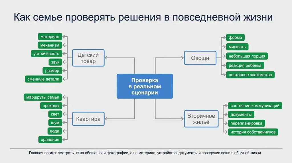 Как семье проверять решения в современной жизни